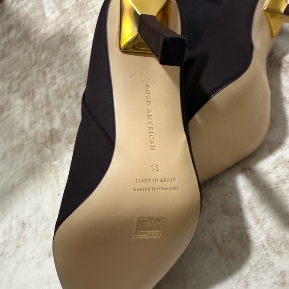 Good American Black Heeled Boots - Picture 4 of 5